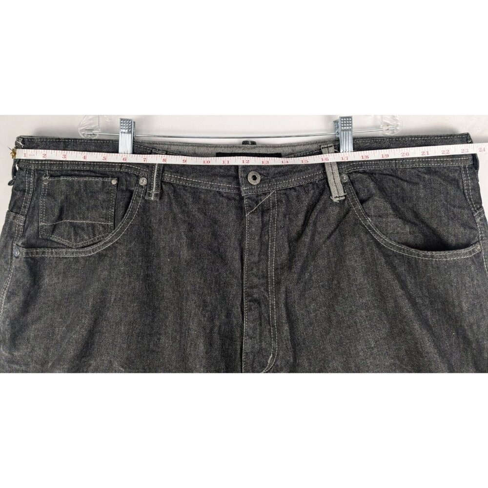Sean John Denim Shorts Mens 46x14 Black Baggy Jean Jorts Y2K 2000s Streetwear - Picture 3 of 8